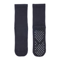 Men Pack Of 2 Soccer Silicon Socks Plain Black