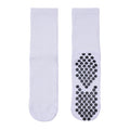 Men Pack Of 2 Soccer Silicon Socks Plain White