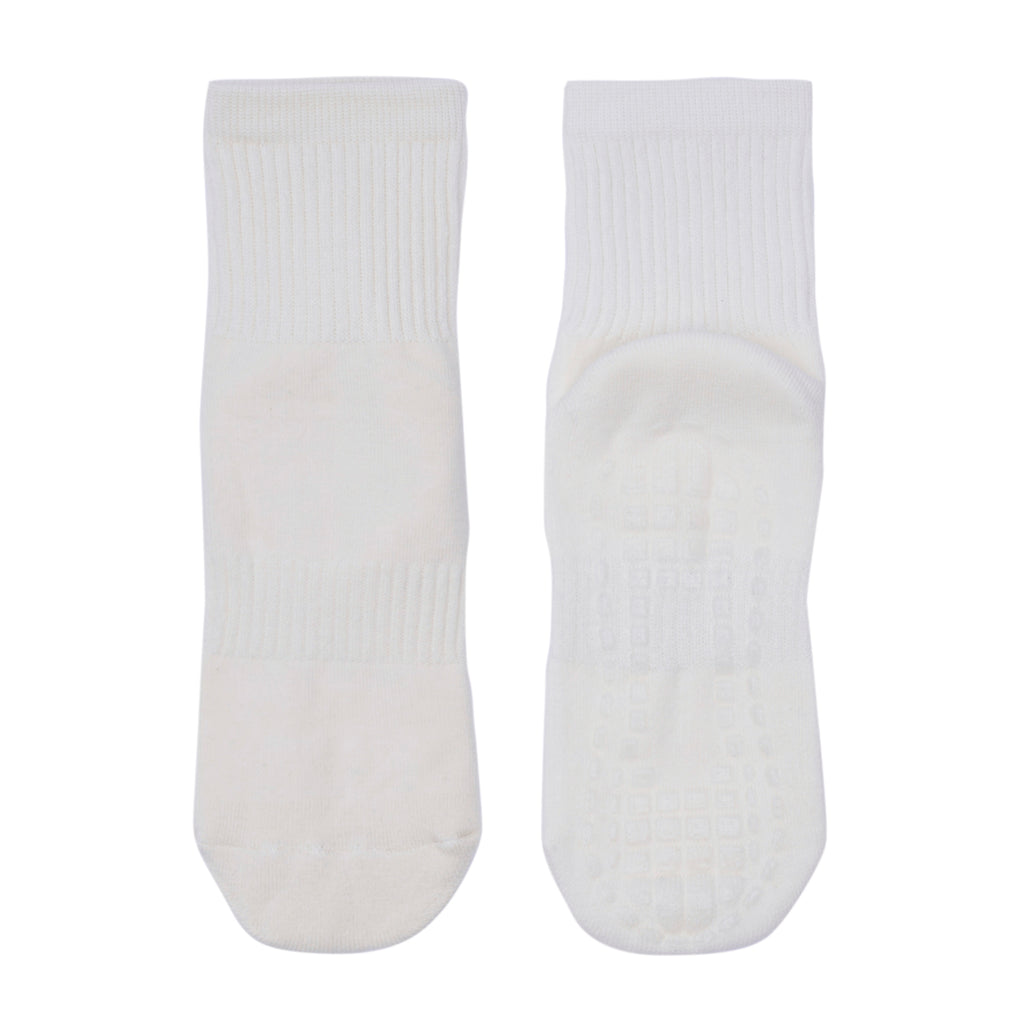 Women Pack Of 2 Yoga & Pilates Grip Silicon Socks Plain Off White