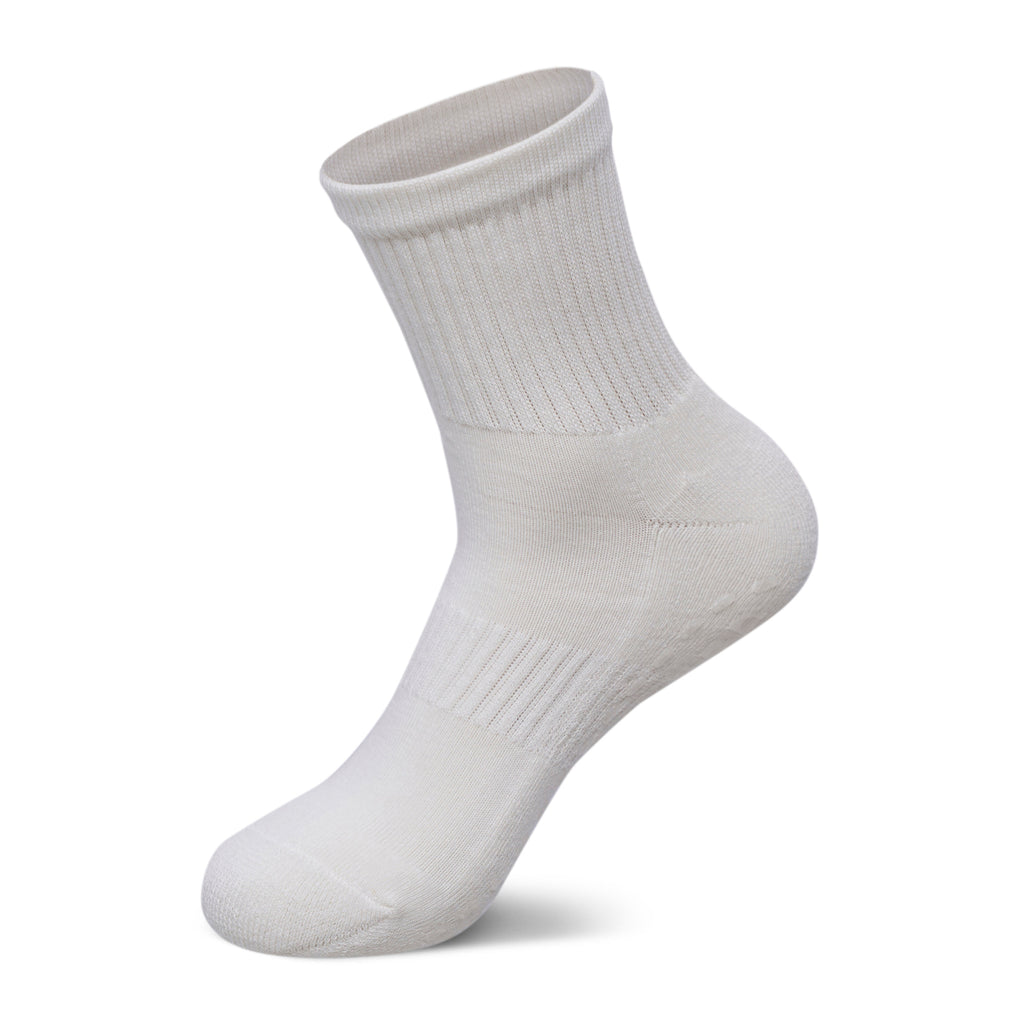 Women Pack Of 2 Yoga & Pilates Grip Silicon Socks Plain Off White