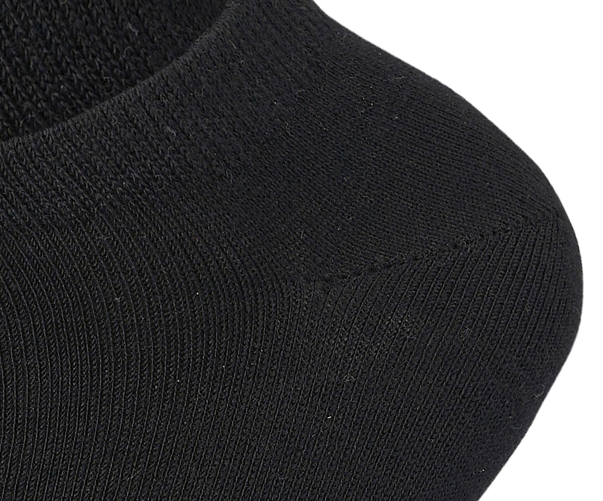 Men Set Of 5 Ankle Socks Plain Black – Sam Socks