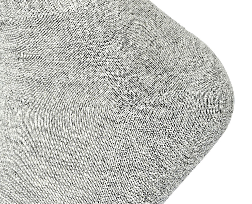 Women Set of 3 Half Terry Sport Long Socks Plain Black-White-Grey – Sam Socks