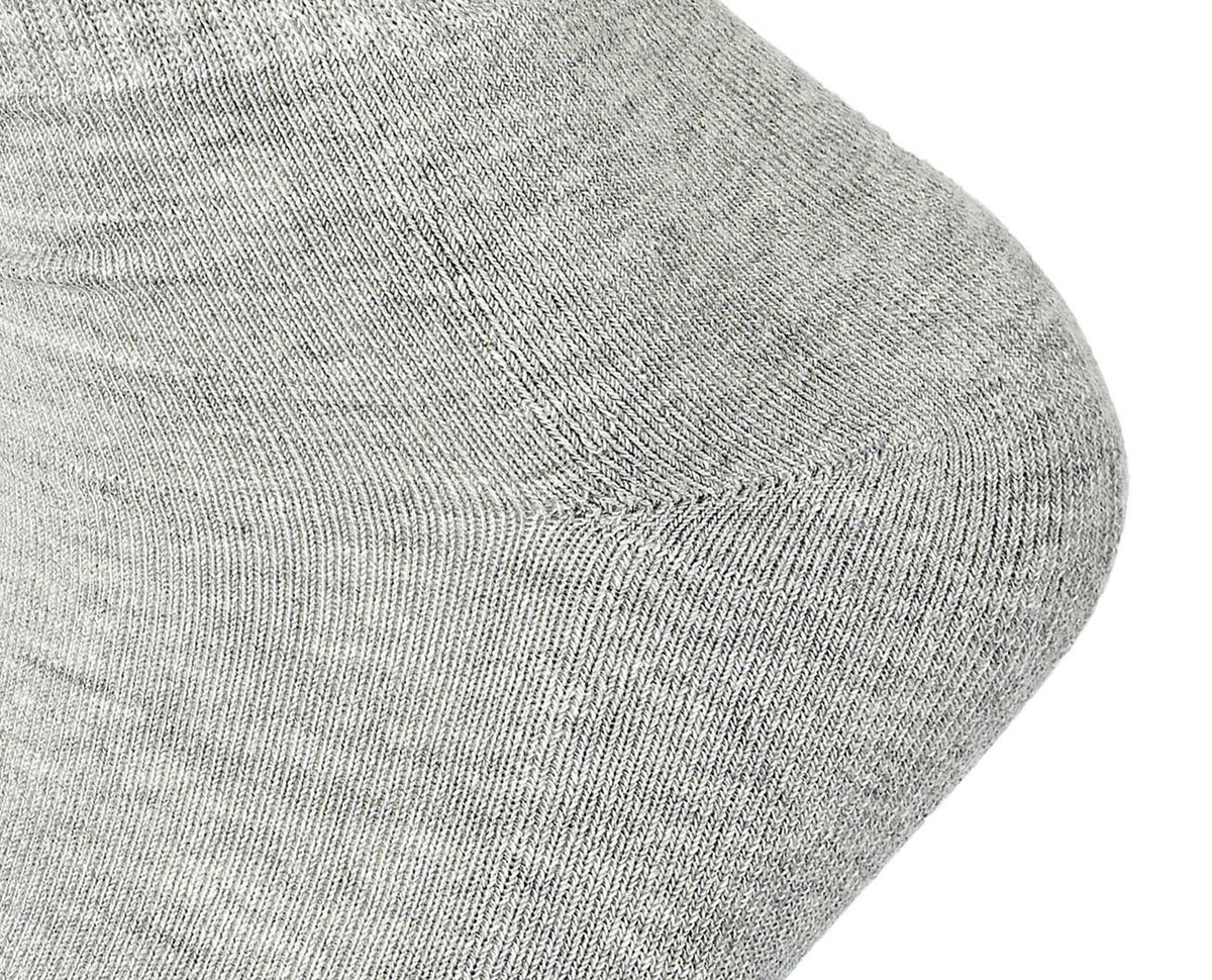 Women Set of 3 Half Terry Sport Long Socks Plain Black-White-Grey – Sam Socks