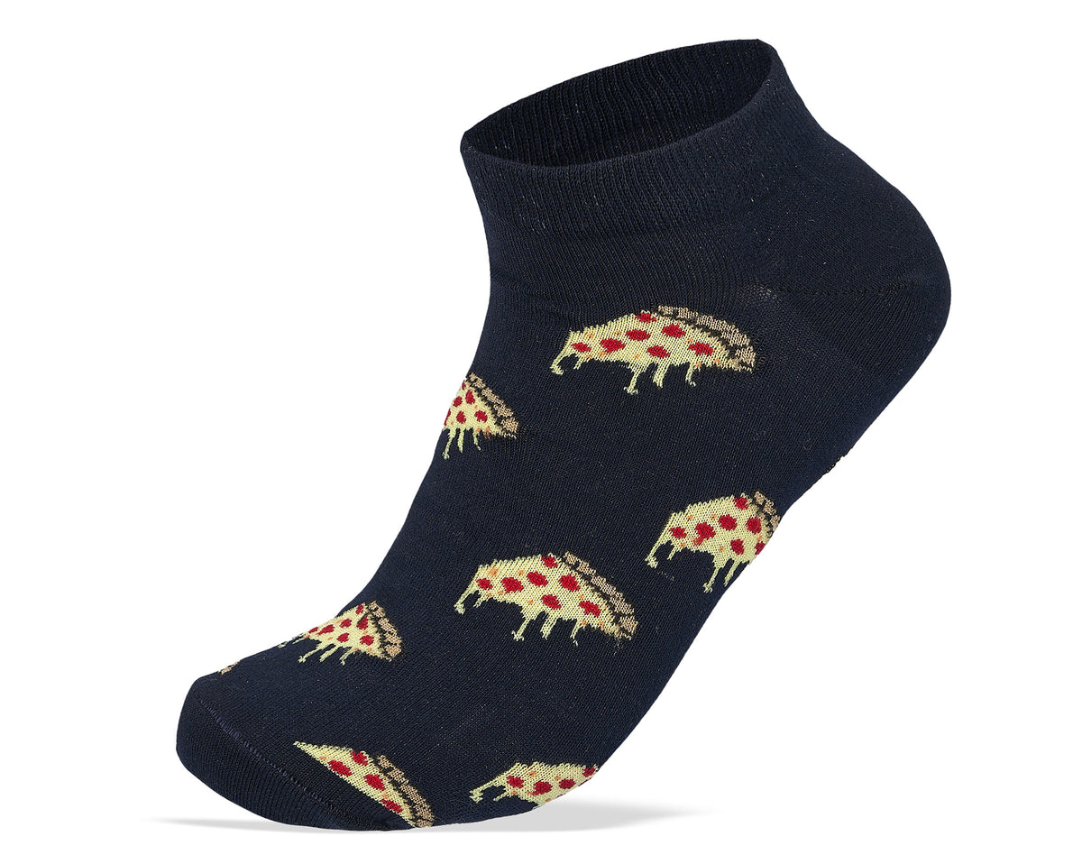 Women Set of 3 Ankle SE Pizza Pattern Socks – Sam Socks