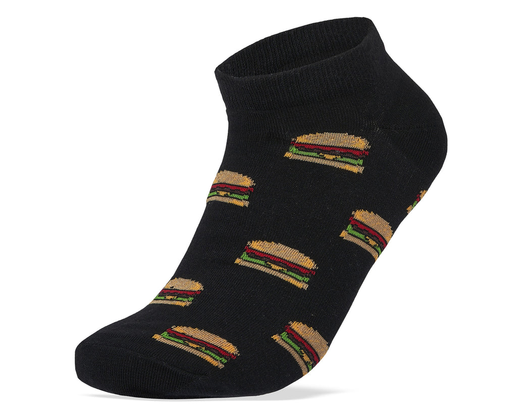 Women Set of 3 Ankle SE Pizza Pattern Socks – Sam Socks