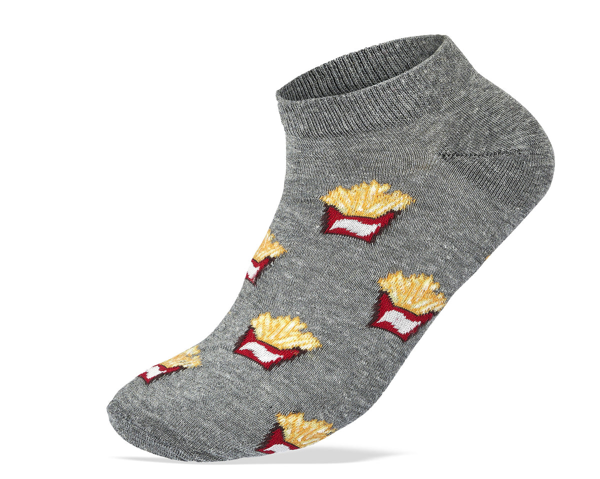 Women Set of 3 Ankle SE Pizza Pattern Socks – Sam Socks