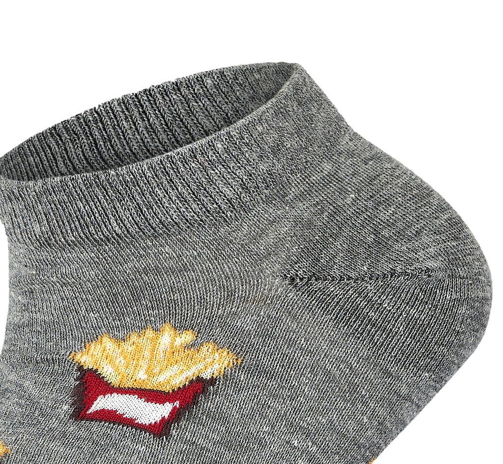 Women Set of 3 Ankle SE Pizza Pattern Socks – Sam Socks