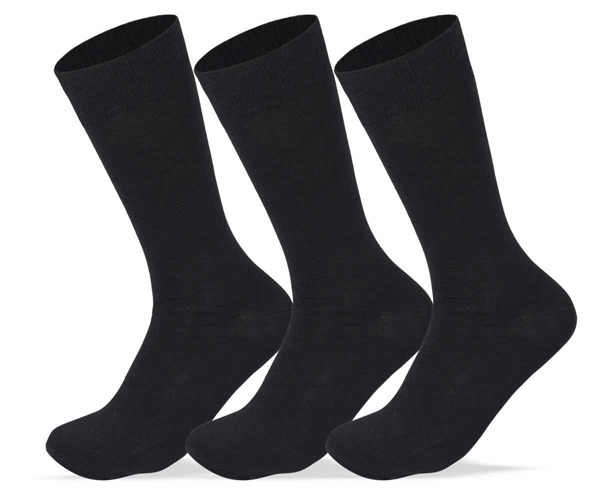Men Set Of 3 Classic Socks Plain – Sam Socks