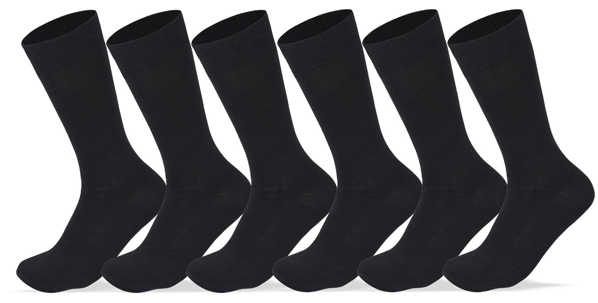 Sam socks set of 6 Classic Plain sock Men Black – Sam Socks