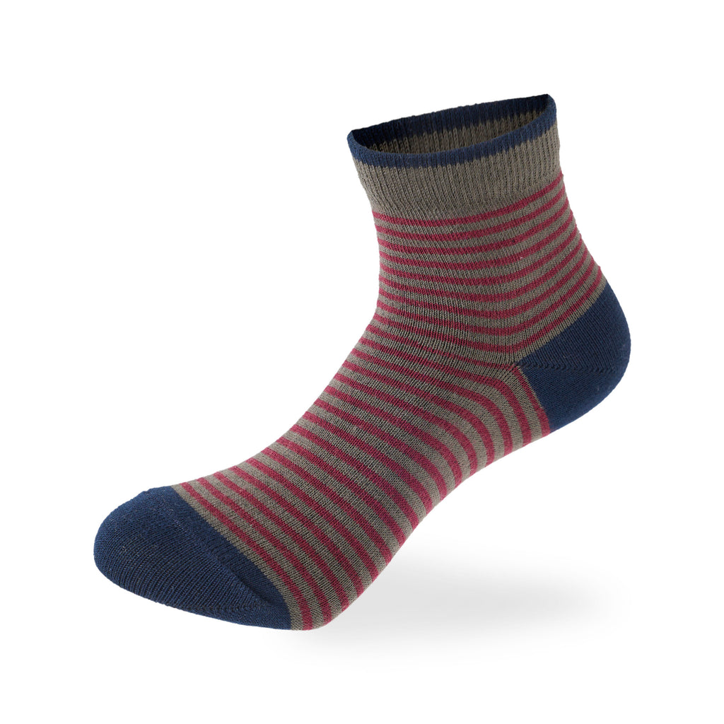 Kids Boys Set Of 3 Cotton Lycra Stripes L-Shape Socks Multicolor – Sam Socks