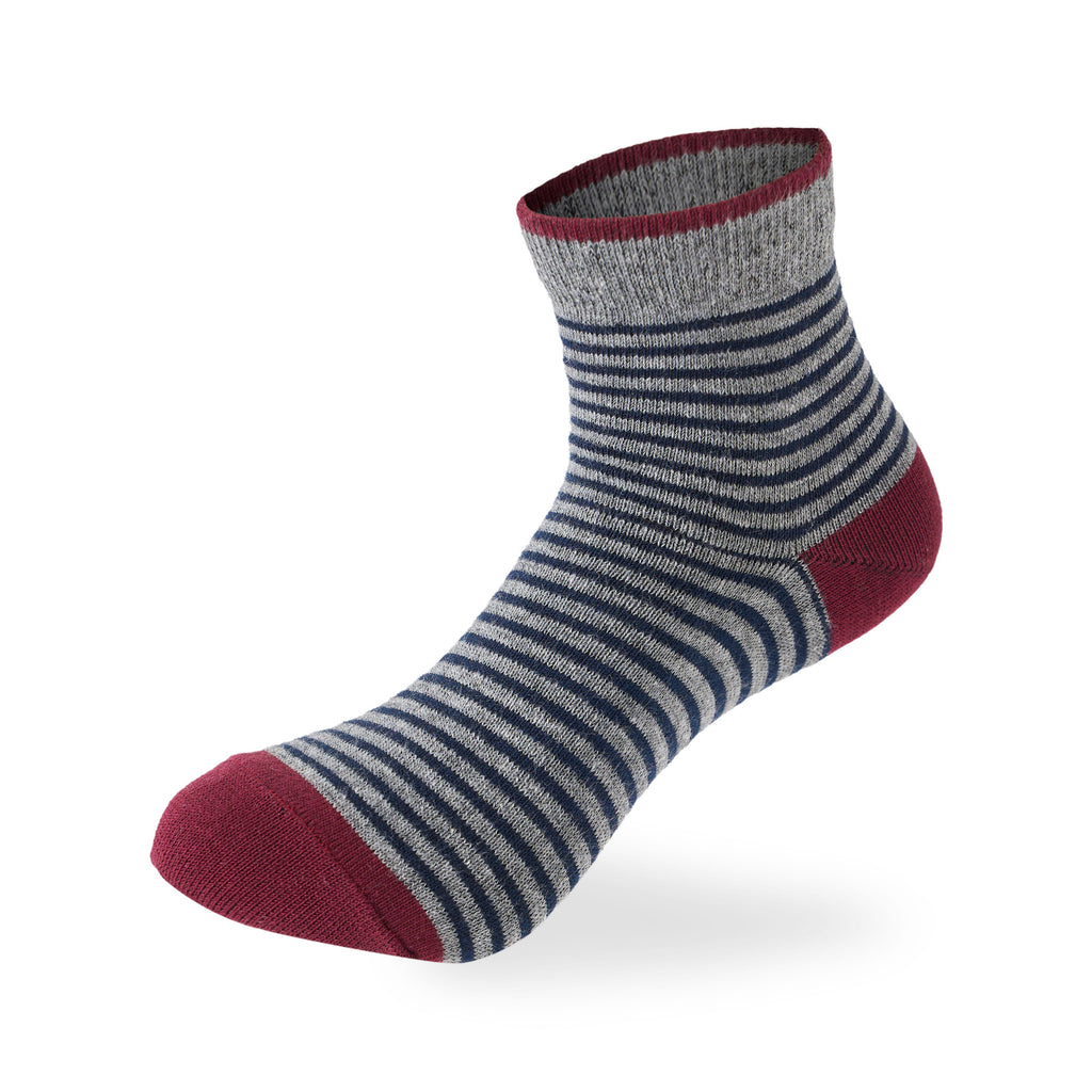 Kids Boys Set Of 3 Cotton Lycra Stripes L-Shape Socks Multicolor – Sam Socks