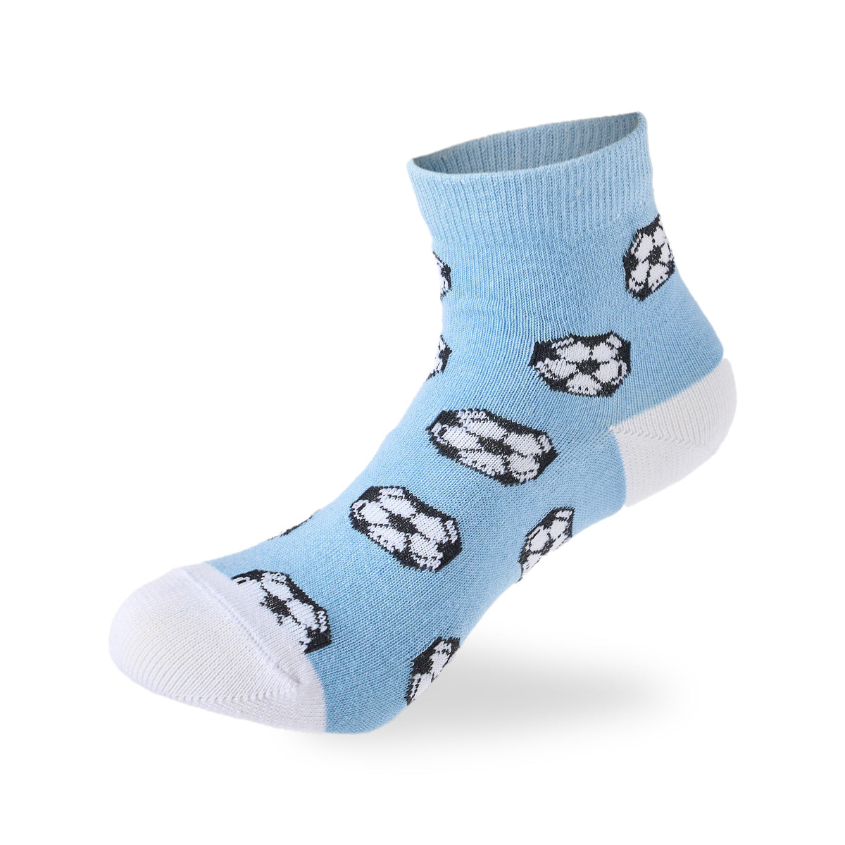 Kids Boys Set Of 3 Cotton Lycra Balls L-Shape Socks Multicolor – Sam Socks