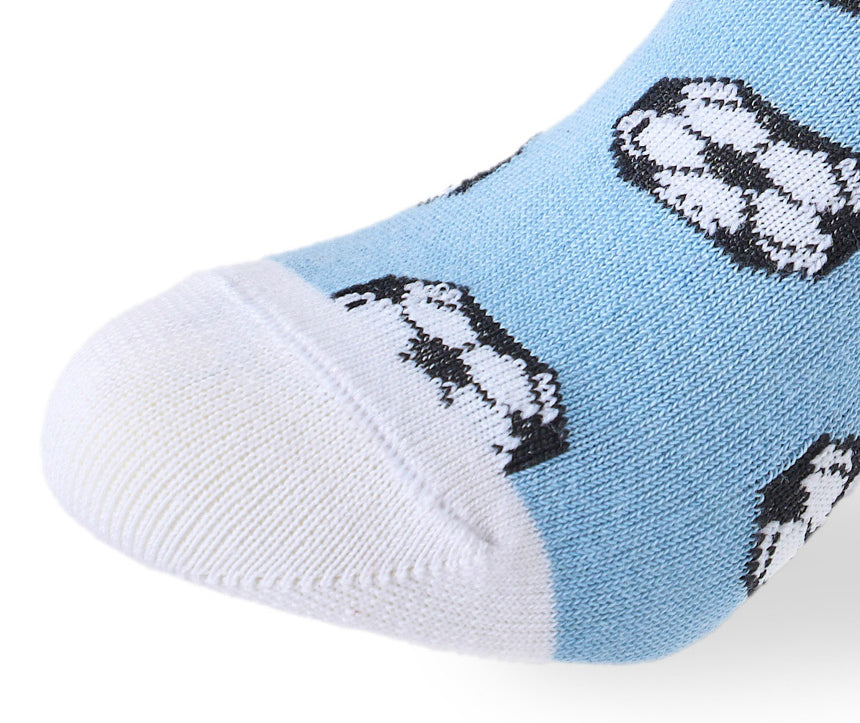 Kids Boys Set Of 3 Cotton Lycra Balls L-Shape Socks Multicolor – Sam Socks