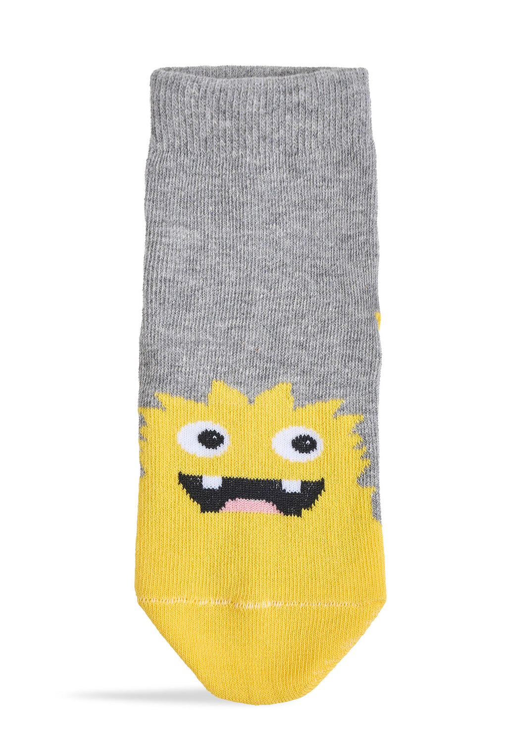 Kids Boys Set Of 3 Cotton Monsters L-Shape Socks Multicolor – Sam Socks