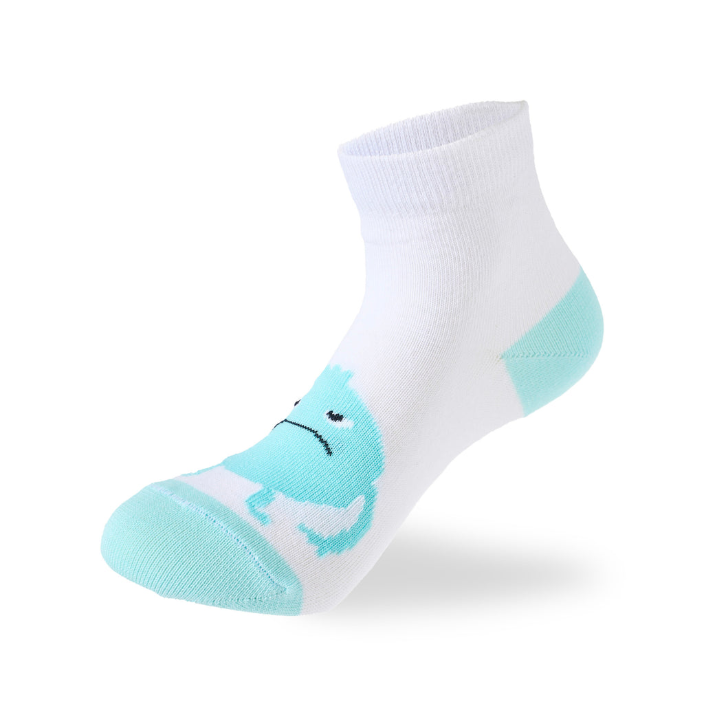 Kids Boys Set Of 3 Cotton Monsters L-Shape Socks Multicolor – Sam Socks