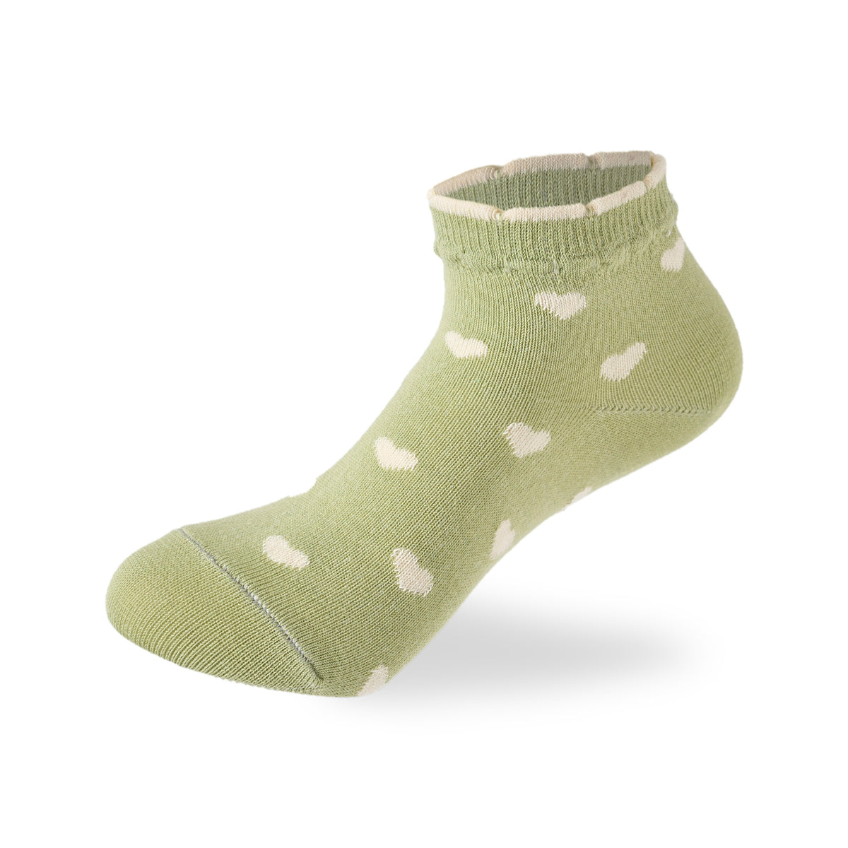 Kids Girls Set Of 3 Cotton Lycra Hearts L-Shape Socks Multicolor – Sam Socks