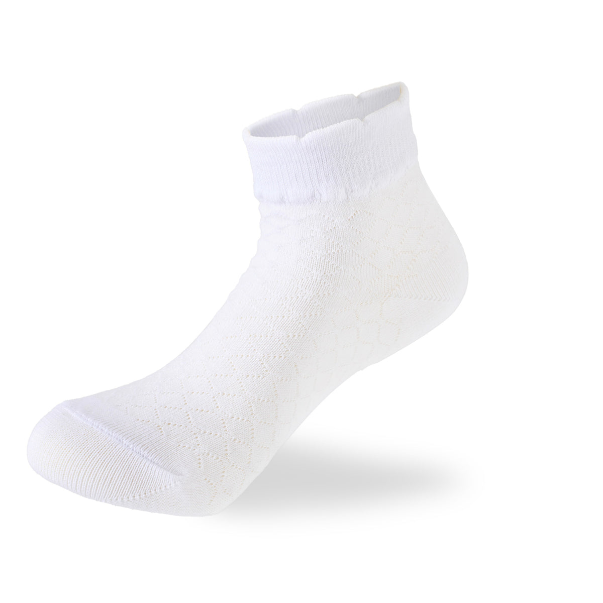 Kids Girls Set Of 3 Cotton Lycra Knitted L-Shape Socks Multicolor – Sam Socks