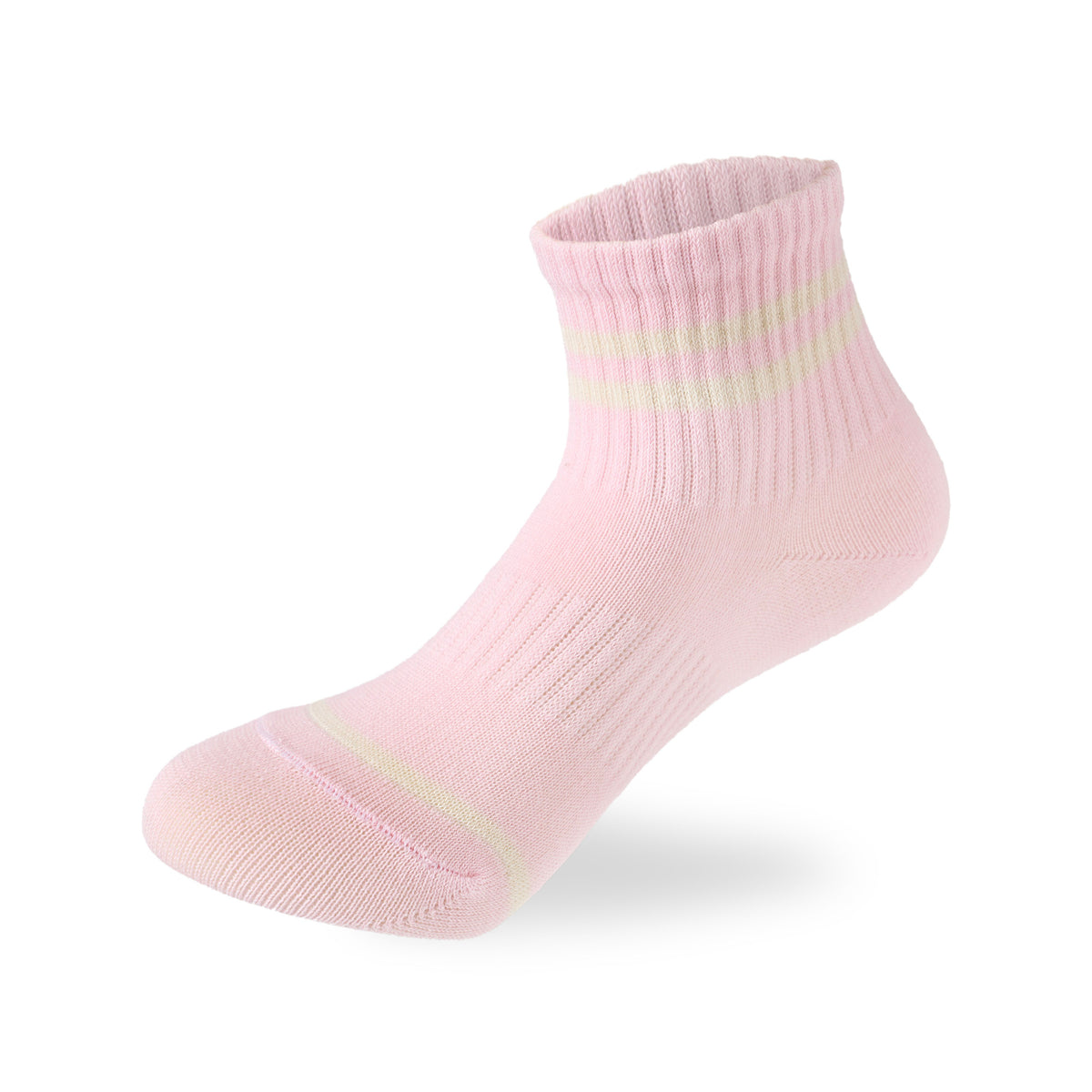 Kids Girls Set Of 3 Cotton Lycra Stripped L-Shape Socks Multicolor 1 – Sam Socks