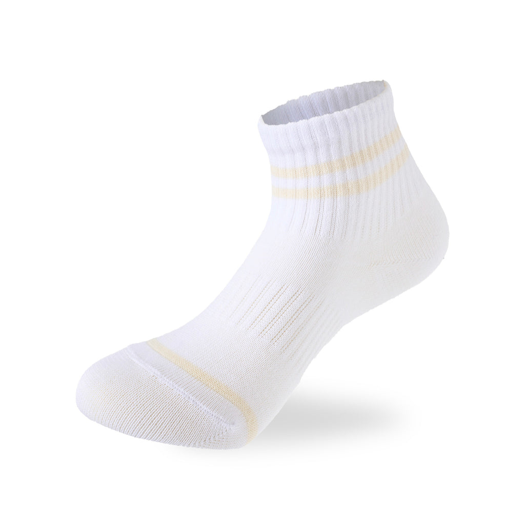 Kids Girls Set Of 3 Cotton Lycra Stripped L-Shape Socks Multicolor 1 – Sam Socks