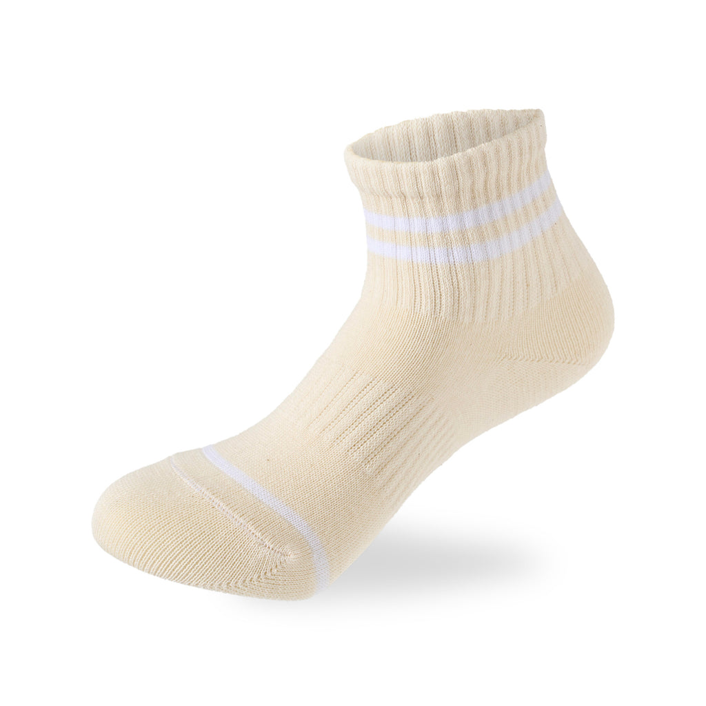 Kids Girls Set Of 3 Cotton Lycra Stripped L-Shape Socks Multicolor 1 – Sam Socks