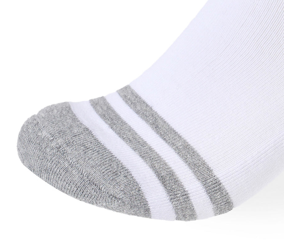 Women Set Of 3 Half Cushioned L-Shape DW Sport Socks White – Sam Socks