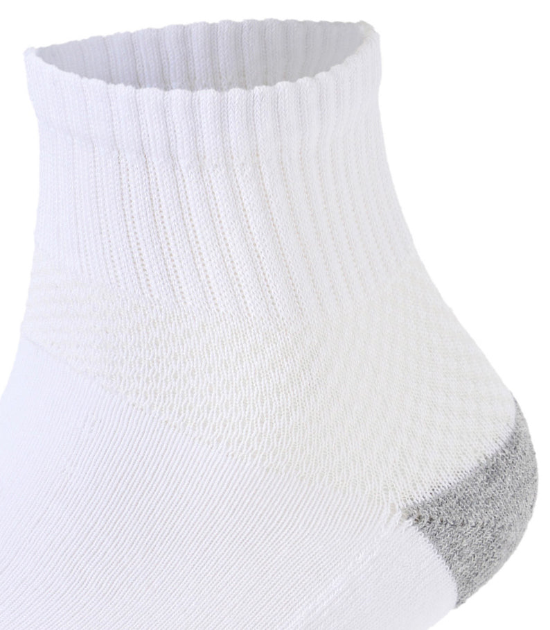Women Set Of 3 Half Cushioned L-Shape DW Sport Socks White – Sam Socks
