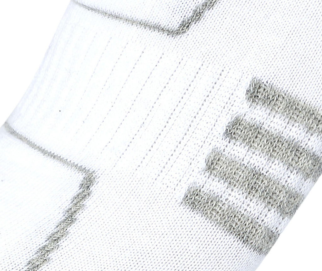 Women Set Of 3 Cotton Lycra L-Shape Socks Black-Grey-White – Sam Socks