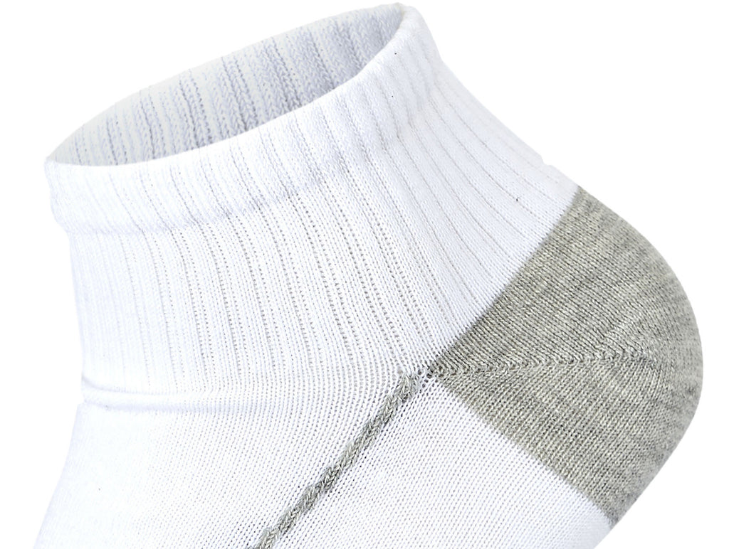 Women Set Of 3 Cotton Lycra L-Shape Socks White – Sam Socks