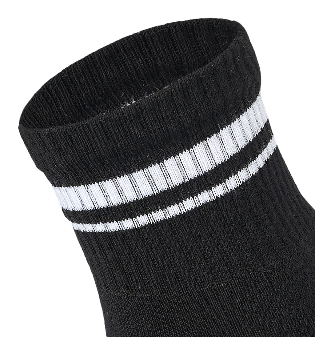 Women Set Of 3 Half Cushioned L-Shape DW1 Sport Socks Black – Sam Socks