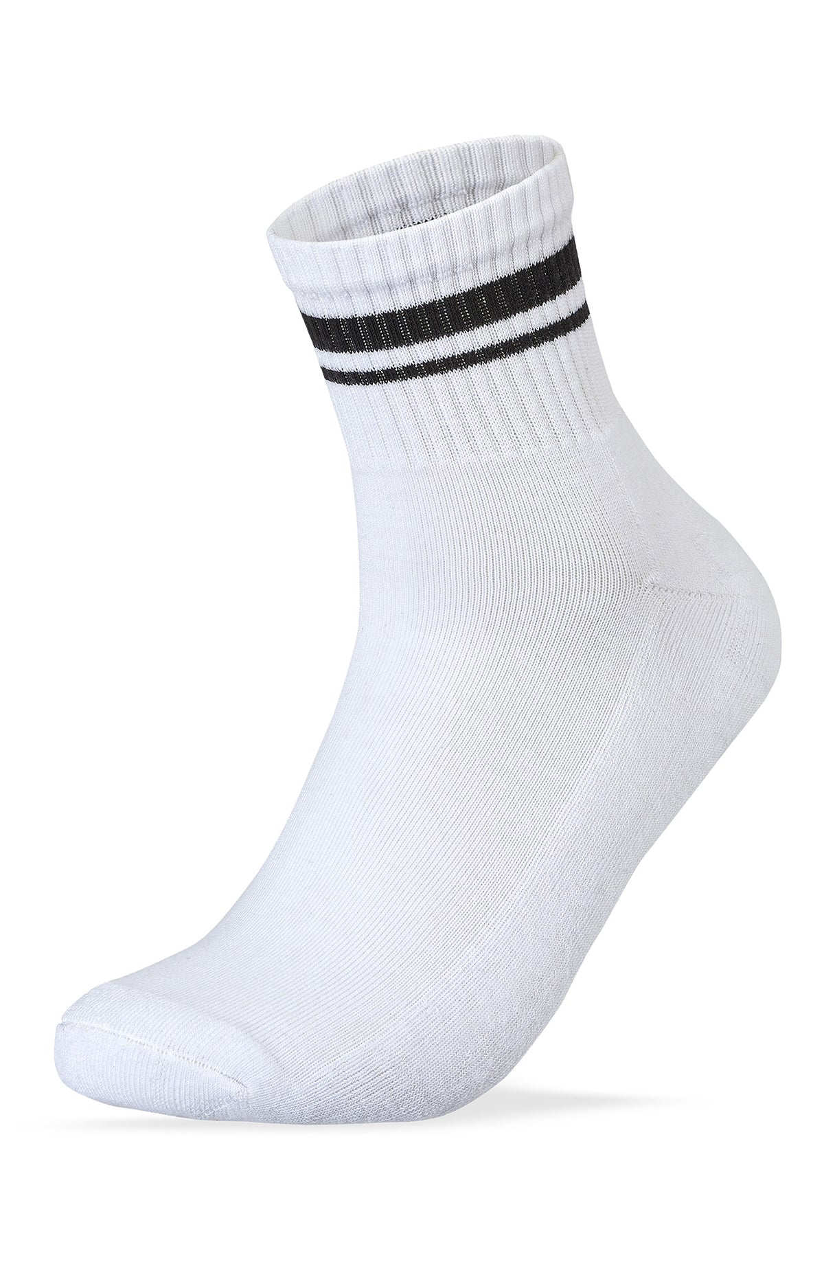 Women Set Of 3 Half Terry L-Shape DW1 Sport Socks White – Sam Socks