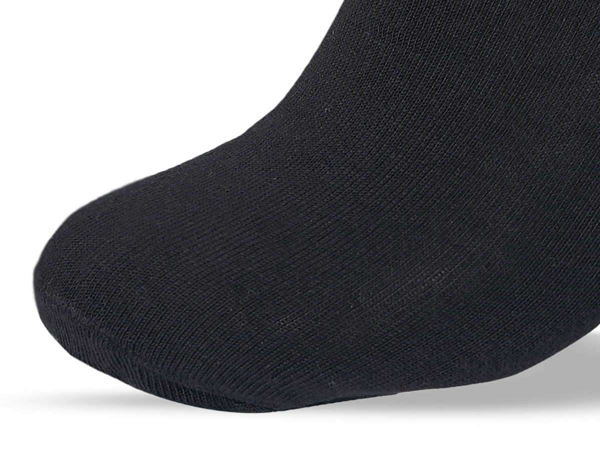 Women Set of 3 Long Lycra Stripped Elastic Socks Black – Sam Socks
