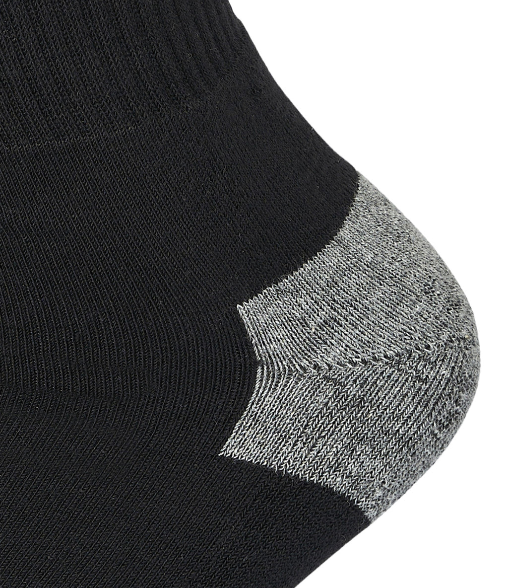 Women Set of 3 Half Cushioned Sport Socks SS1W Black – Sam Socks