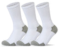 Women Set of 3 Half Cushioned Sport Socks SS1W White – Sam Socks