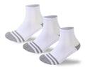 Men Set Of 3 Half Terry L-Shape Sport Socks White – Sam Socks