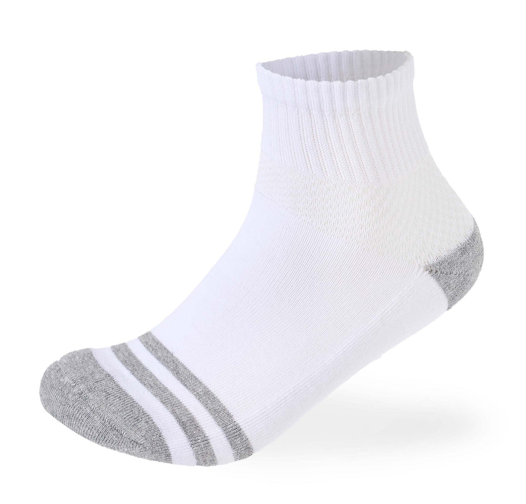 Men Set Of 3 Half Terry L-Shape Sport Socks White – Sam Socks