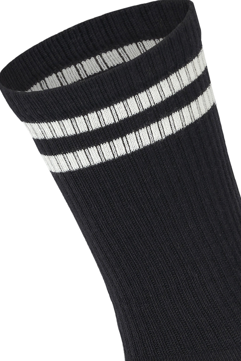 Men Set of 3 Long Lycra Stripped Elastic Socks White-Black-Grey – Sam Socks