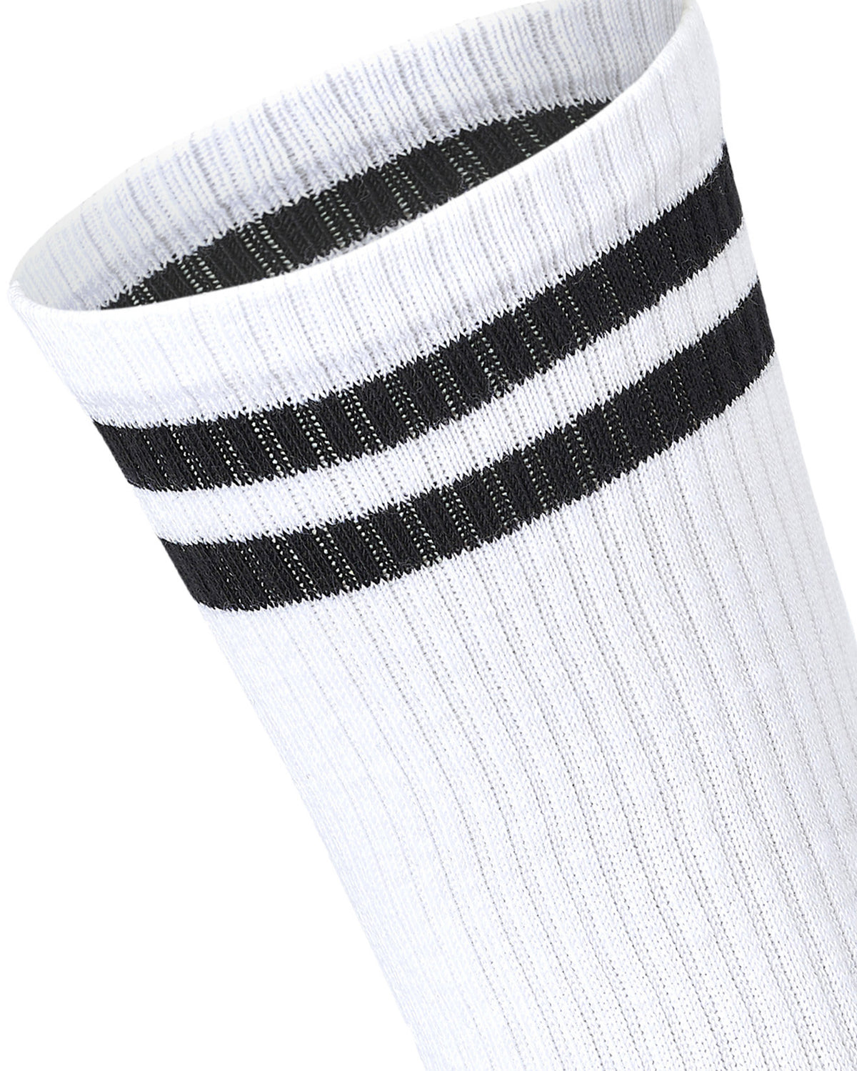 Women Set of 3 Long Lycra Stripped Elastic Socks White – Sam Socks