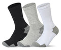 Men Set of 3 Half Terry Sport Socks SS1 Black-White-Grey – Sam Socks