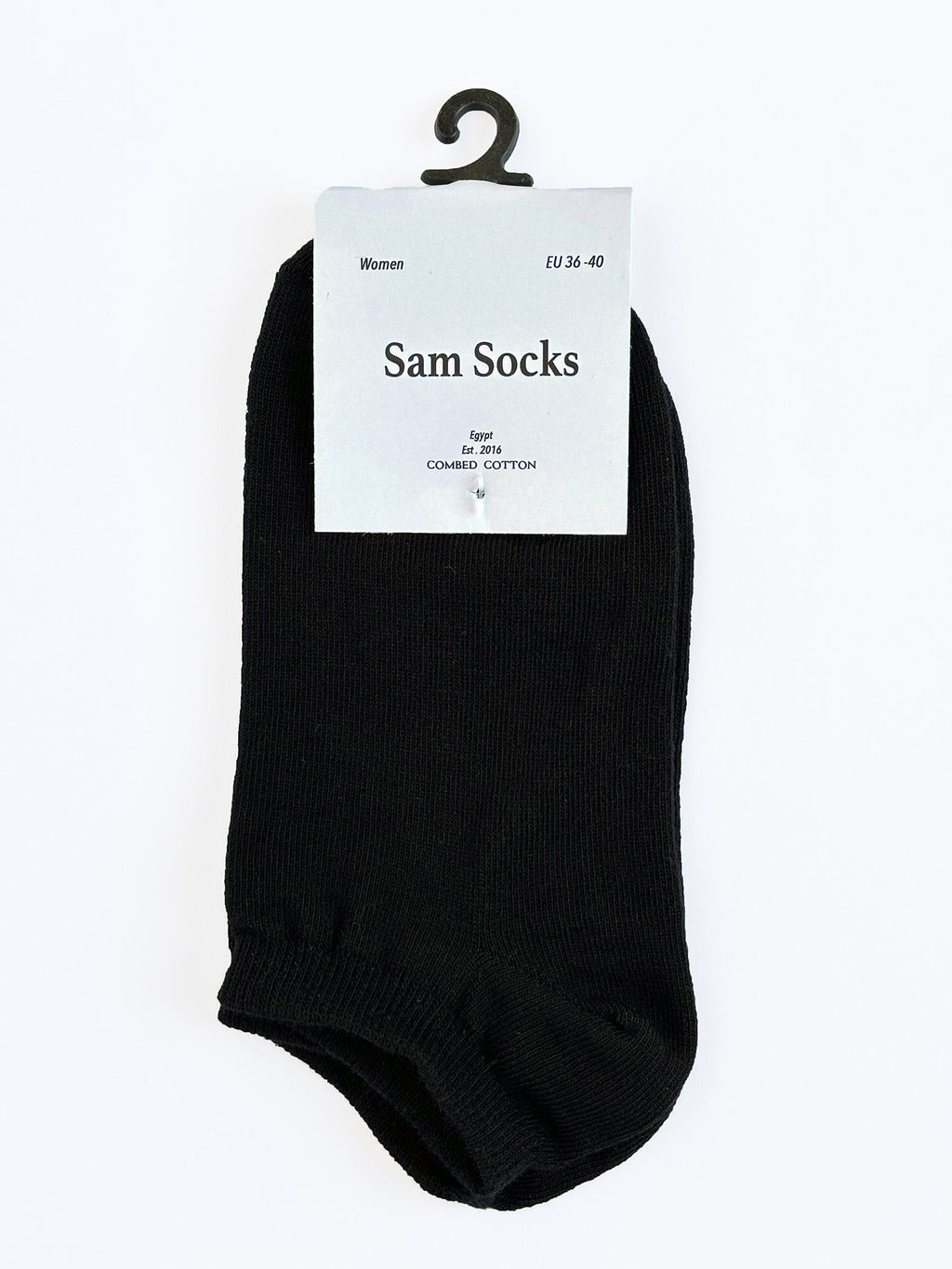 Women Set Of 5 Ankle Socks Plain Black – Sam Socks