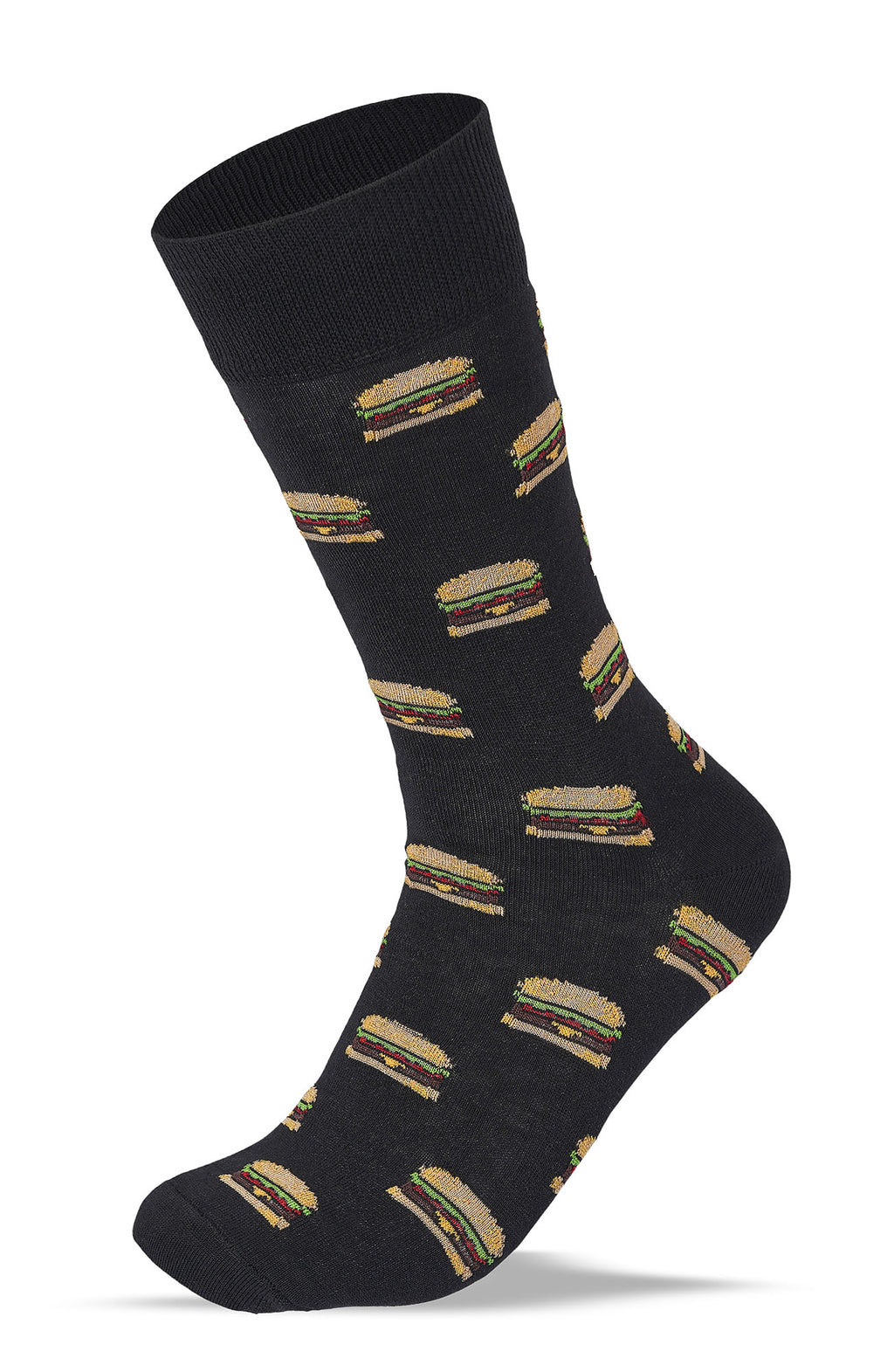Men Set of 3 Long Casual Pizza Pattern Socks – Sam Socks