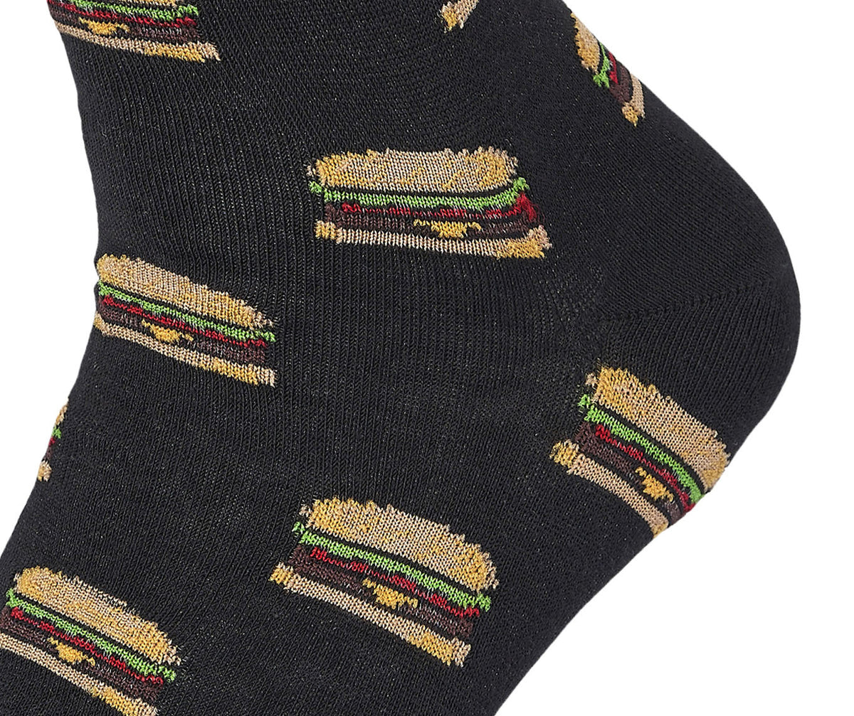 Men Set of 3 Long Casual Pizza Pattern Socks – Sam Socks