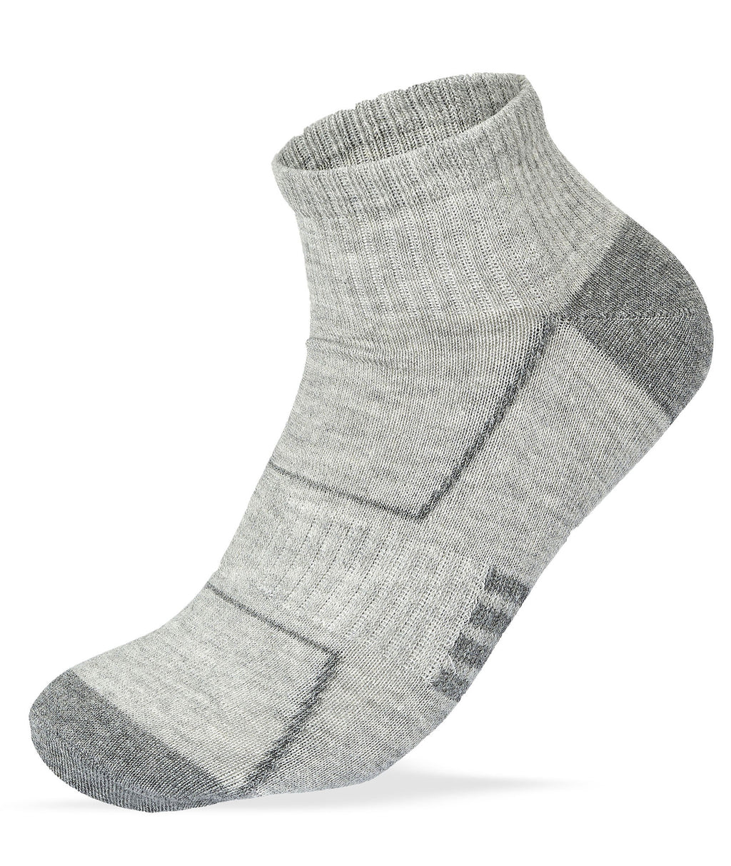Men Set Of 3 Cotton Lycra L-Shape Socks Black-White-Grey – Sam Socks