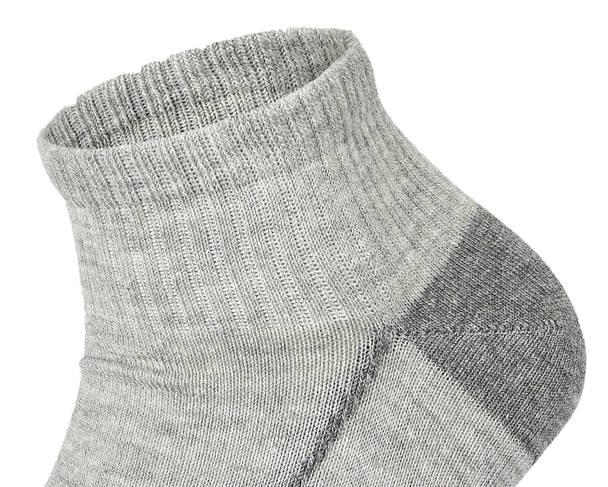 Men Set Of 3 Cotton Lycra L-Shape Socks Black-White-Grey – Sam Socks