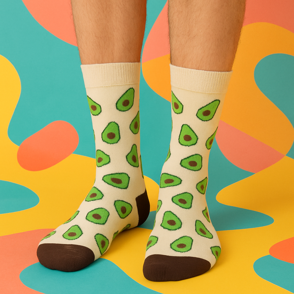 Men Set Of 3 Long Fruit Pattern Socks – Sam Socks