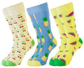 Women Set Of 3 Long Fruit Pattern 2 Sock Multi Color – Sam Socks