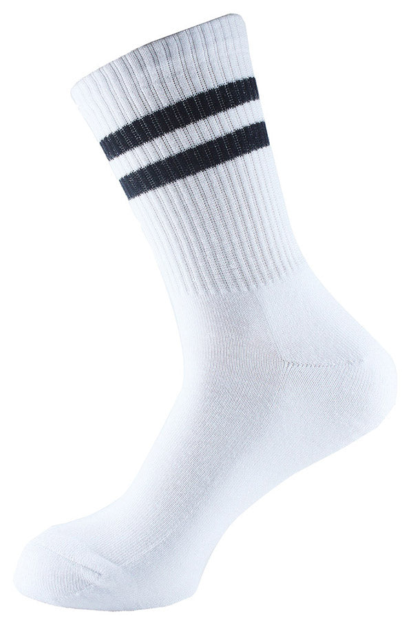 Men set of 6 half towel sport sock white – Sam Socks