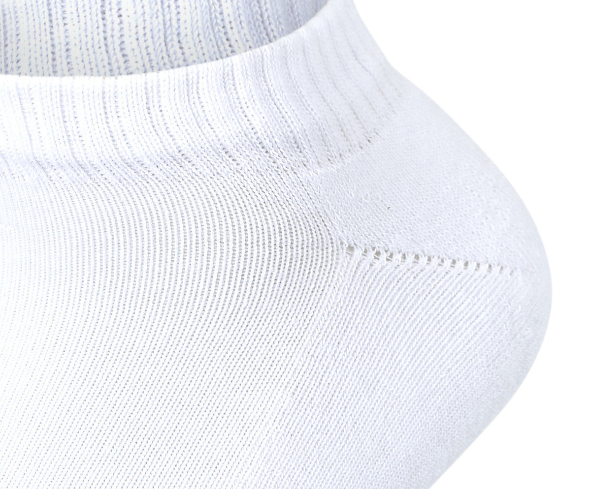 Men Set of 3 Ankle Half Terry Socks Plain White – Sam Socks
