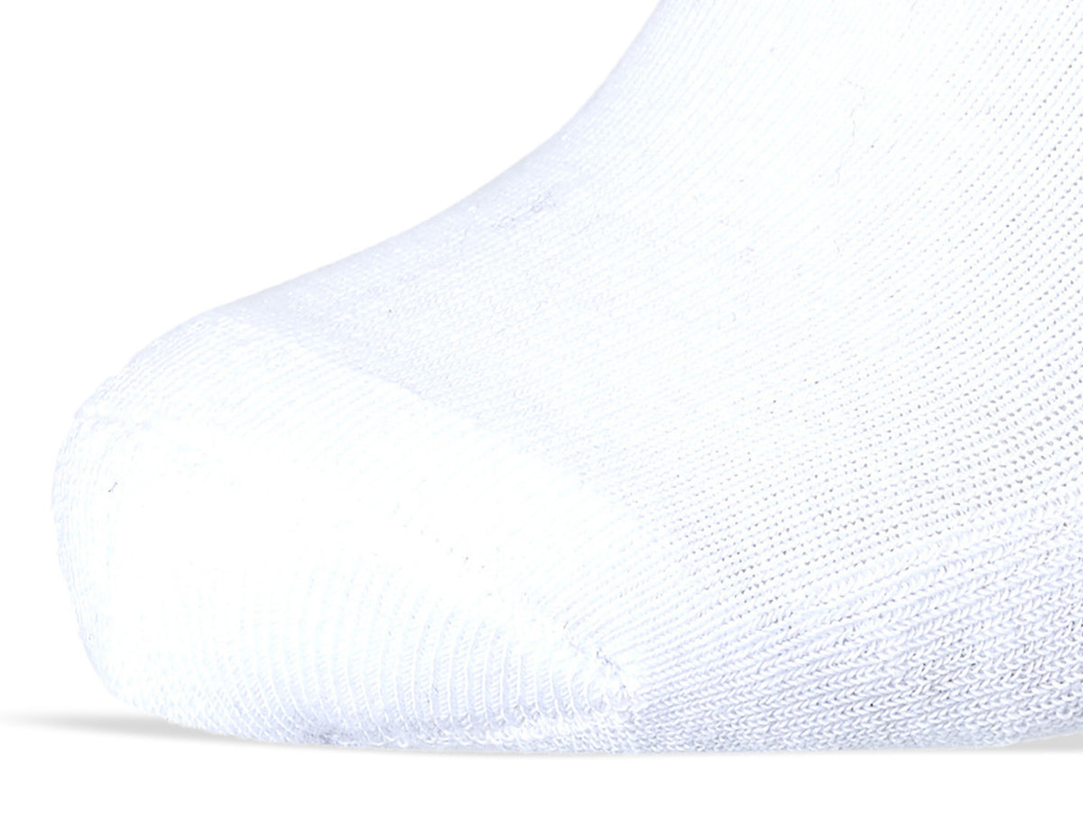 Men Set of 3 Ankle Half Terry Socks Plain White – Sam Socks