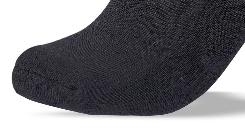Men Set of 3 Half Terry Sport Socks Plain Black – Sam Socks