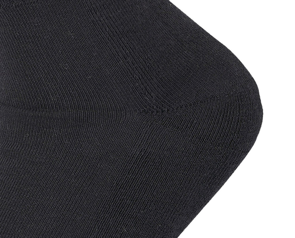 Men Set of 3 Half Terry Sport Socks Plain Black – Sam Socks